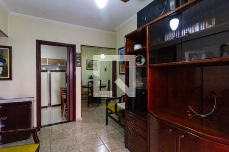 Sala de apartamento para alugar com 1 quarto, 54m² em Canto do Forte, Praia Grande