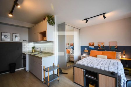 Sala de kitnet/studio para alugar com 1 quarto, 35m² em Real Parque, São Paulo