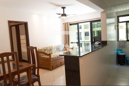 Sala/Cozinha de apartamento para alugar com 1 quarto, 70m² em Barra da Tijuca, Rio de Janeiro