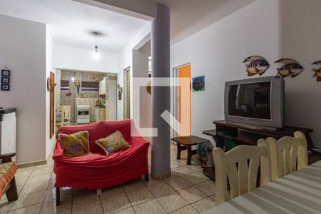 Sala de apartamento para alugar com 2 quartos, 92m² em Canto do Forte, Praia Grande