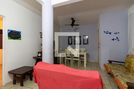 Sala de apartamento para alugar com 2 quartos, 92m² em Canto do Forte, Praia Grande