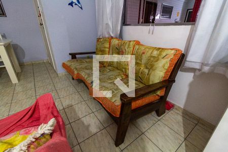 Detalhe da sala de apartamento para alugar com 2 quartos, 92m² em Canto do Forte, Praia Grande
