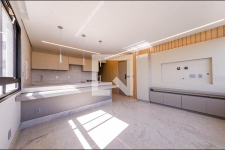 Sala de apartamento para alugar com 2 quartos, 65m² em Gutierrez, Belo Horizonte