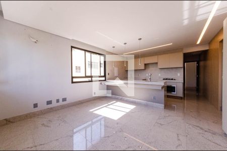 Sala de apartamento para alugar com 2 quartos, 65m² em Gutierrez, Belo Horizonte