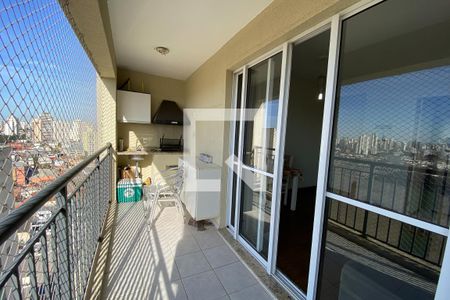 Varanda gourmet de apartamento para alugar com 3 quartos, 77m² em Alto da Mooca, São Paulo