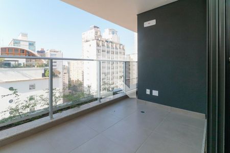Varanda  de apartamento para alugar com 2 quartos, 93m² em Jardins, São Paulo