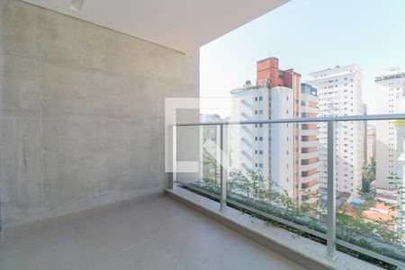 Varanda  de apartamento para alugar com 2 quartos, 93m² em Jardins, São Paulo