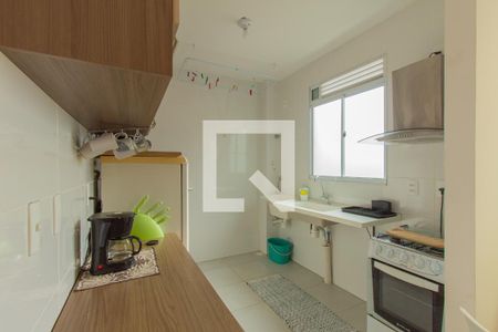 Cozinha e Área de Serviço de apartamento para alugar com 2 quartos, 40m² em Estância Velha, Canoas