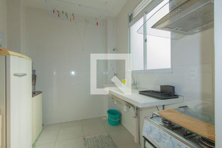 Cozinha e Área de Serviço de apartamento para alugar com 2 quartos, 40m² em Estância Velha, Canoas