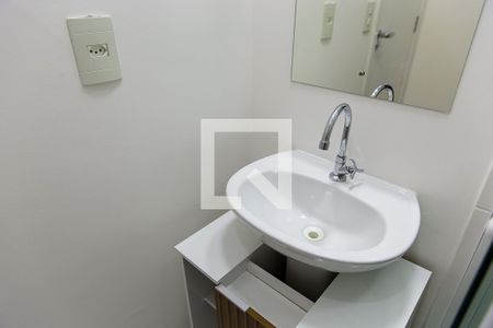 Banheiro - Detalhe de kitnet/studio à venda com 1 quarto, 26m² em Mirandópolis, São Paulo