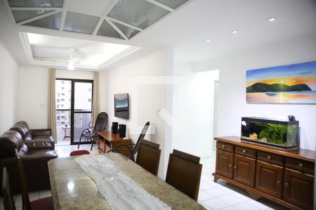 Sala de apartamento para alugar com 2 quartos, 94m² em Guilhermina, Praia Grande