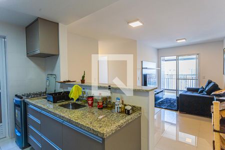 Sala de apartamento para alugar com 3 quartos, 77m² em Vila Floresta, Santo André