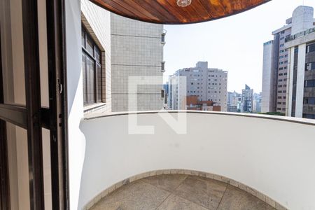 Varanda da Sala de apartamento para alugar com 2 quartos, 128m² em Savassi, Belo Horizonte