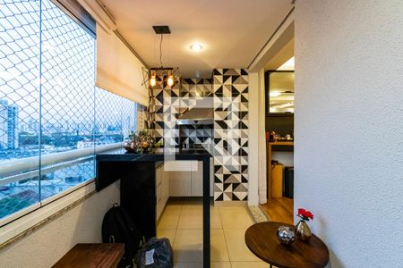 Varanda Gourmet de apartamento à venda com 2 quartos, 78m² em Cambuci, São Paulo
