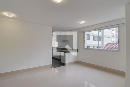 Sala de apartamento para alugar com 1 quarto, 44m² em Lourdes, Belo Horizonte