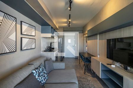 Sala e Cozinha de apartamento para alugar com 1 quarto, 38m² em Vila Mariana, São Paulo