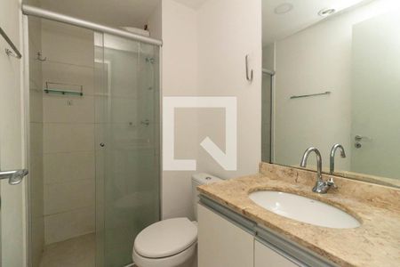 Banheiro de kitnet/studio para alugar com 1 quarto, 26m² em Centro Histórico de São Paulo, São Paulo