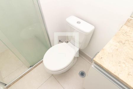 Banheiro de kitnet/studio para alugar com 1 quarto, 26m² em Centro Histórico de São Paulo, São Paulo