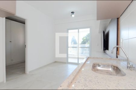Sala/Cozinha de apartamento à venda com 1 quarto, 34m² em Vila Galvão, Guarulhos