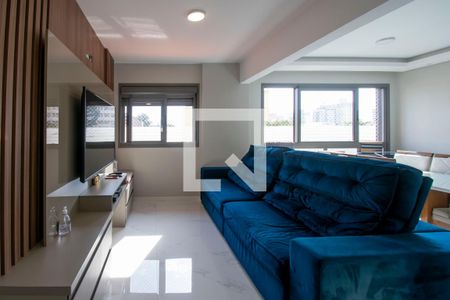 Sala de Estar de apartamento à venda com 2 quartos, 75m² em Centro Histórico, Porto Alegre