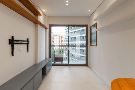 Sala de apartamento à venda com 1 quarto, 27m² em Vila Nova Conceição, São Paulo