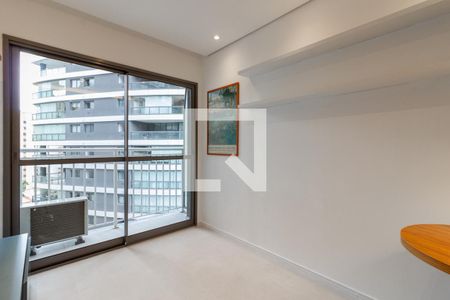 Sala de apartamento à venda com 1 quarto, 27m² em Vila Nova Conceição, São Paulo