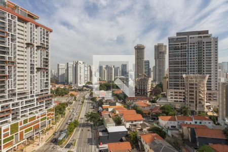 Vista da Varanda de kitnet/studio para alugar com 1 quarto, 23m² em Jardim das Acácias, São Paulo