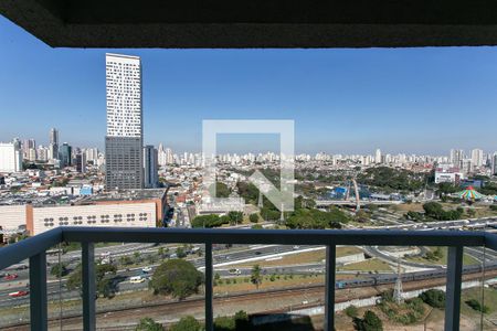 Varanda da Sala de apartamento para alugar com 1 quarto, 38m² em Tatuapé, São Paulo