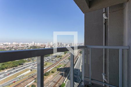 Varanda da Sala de apartamento para alugar com 1 quarto, 38m² em Tatuapé, São Paulo