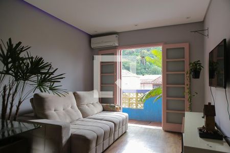 Sala de apartamento para alugar com 2 quartos, 90m² em Marapé, Santos