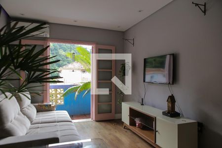 Sala de apartamento para alugar com 2 quartos, 90m² em Marapé, Santos