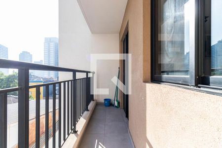 Studio para alugar com 25m², 1 quarto e sem vaga Studio para alugar com 25m², 1 quarto e sem vagaVaranda