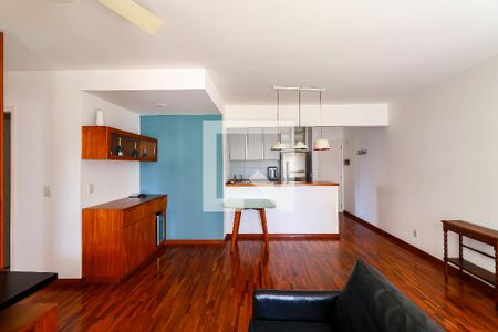 Sala de apartamento para alugar com 2 quartos, 90m² em Real Parque, São Paulo