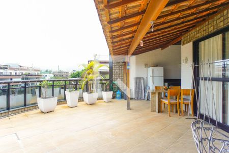 Varanda da Sala de apartamento à venda com 3 quartos, 190m² em Recreio dos Bandeirantes, Rio de Janeiro