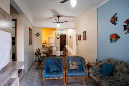 Sala de apartamento para alugar com 2 quartos, 72m² em Jardim Virgínia, Guarujá