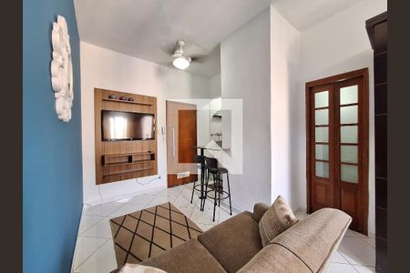 Sala de apartamento para alugar com 1 quarto, 24m² em Laranjeiras, Rio de Janeiro
