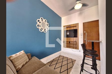 Sala de apartamento para alugar com 1 quarto, 24m² em Laranjeiras, Rio de Janeiro