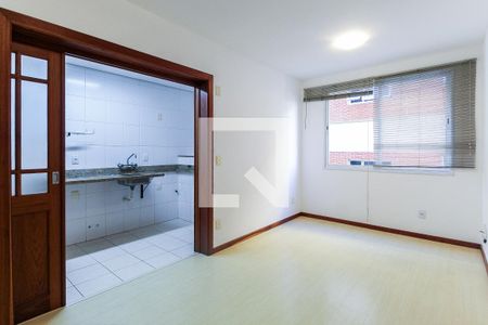 Sala de Apartamento com 1 quarto, 53m² Petrópolis