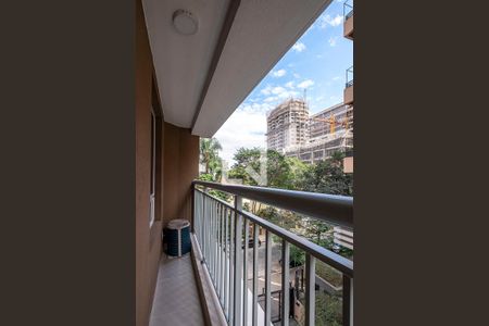 Sala - Varanda de apartamento para alugar com 1 quarto, 32m² em Pinheiros, São Paulo