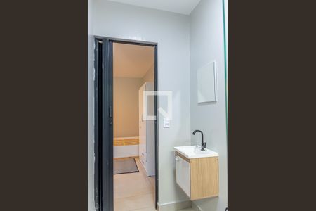 Studio para alugar com 16m², 1 quarto e sem vaga Studio para alugar com 16m², 1 quarto e sem vagaBanheiro