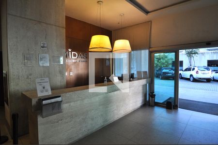 Studio para alugar com 35m², 1 quarto e 1 vagaHall social