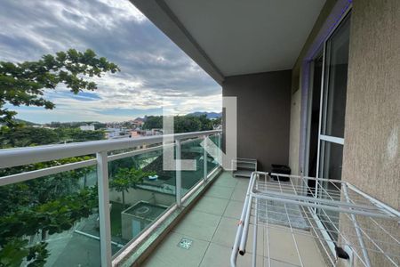 Varanda da Sala de apartamento para alugar com 3 quartos, 78m² em Taquara, Rio de Janeiro