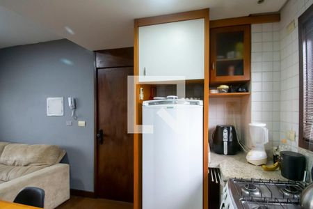 Sala/Cozinha de apartamento à venda com 1 quarto, 33m² em Cidade Baixa, Porto Alegre