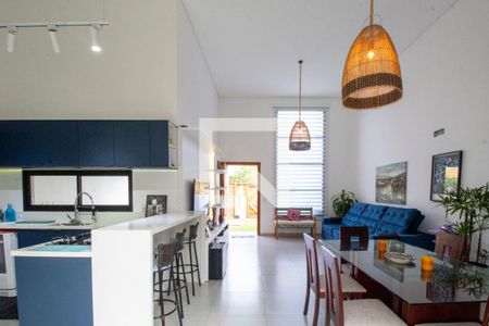 Sala e cozinha de casa para alugar com 3 quartos, 160m² em Rio Tavares, Florianópolis
