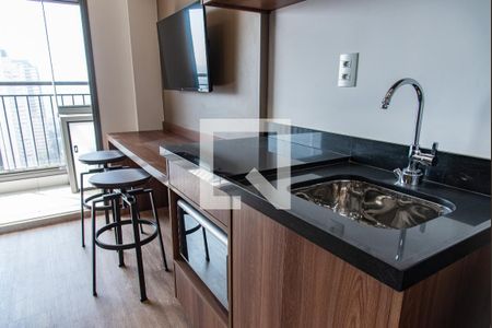 Studio para alugar com 25m², 1 quarto e sem vagaCozinha