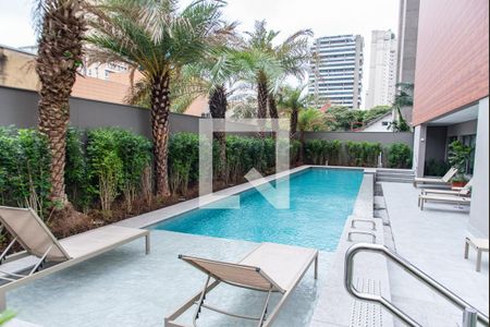 Studio para alugar com 25m², 1 quarto e sem vagaPiscina