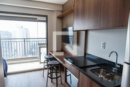 Studio para alugar com 25m², 1 quarto e sem vagaCozinha