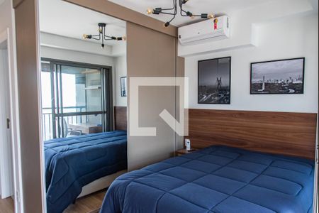 Sala/quarto de kitnet/studio para alugar com 1 quarto, 25m² em Indianópolis, São Paulo