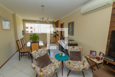 Sala 2 ambientes de apartamento à venda com 3 quartos, 106m² em Jardim Botânico, Porto Alegre