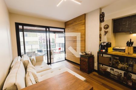 Sala de apartamento à venda com 2 quartos, 83m² em Pacaembu, São Paulo